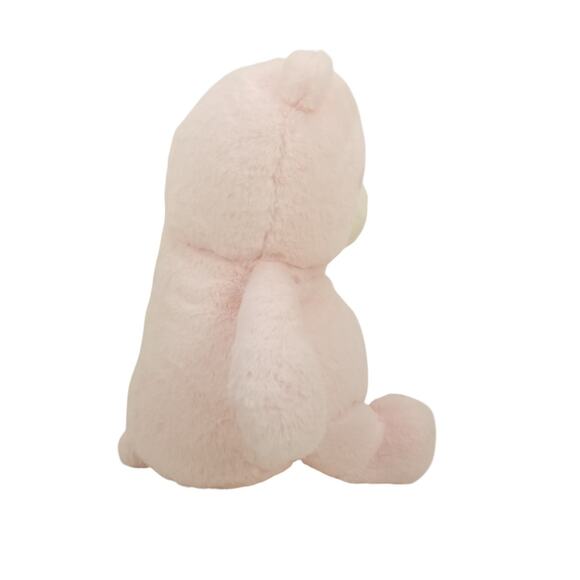 Target Giggle Scape Pink Bear Plush Heart Paws Nose Embroidered Eyes Stuffed Toy - Picture 5 of 9